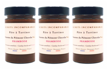 Charger l'image dans la galerie, "NOUVEAUTÉ" Pâte à tartiner Noisette du Piémont Chocolat Noir "FRAMBOISE"