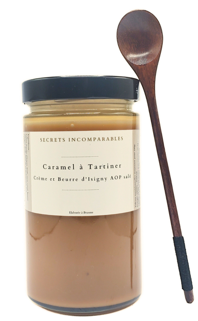 Pâte à Tartiner Caramel Crème et Beurre salé d'Isigny 700g Secrets Incomparables