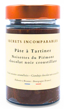 Charger l'image dans la galerie, Pâte à tartiner Noisette du Piémont Chocolat Noir Croustillant
