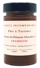 Charger l'image dans la galerie, "NOUVEAUTÉ" Pâte à tartiner Noisette du Piémont Chocolat Noir "FRAMBOISE"
