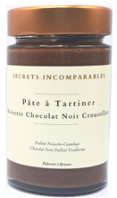 Charger l&#39;image dans la galerie, Pâte à Tartiner Noisette chocolat Noir Croustillant Secrets Incomparables 200g
